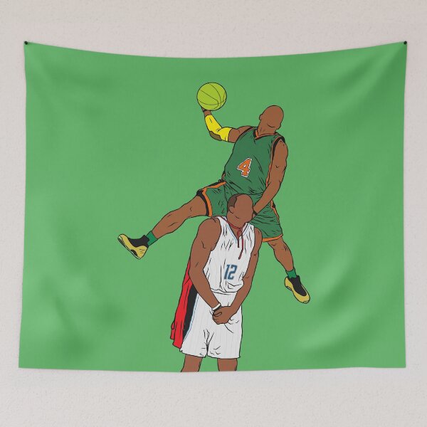 Item preview, Nate Robinson Dunks Over Dwight Howard designed and sold by RatTrapTees.
