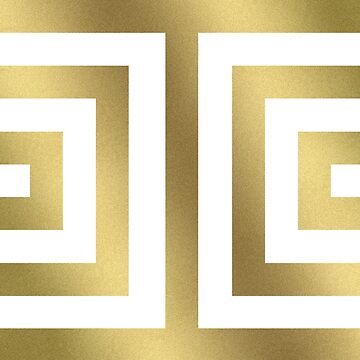 Vorschaubild zum Design Gold Griechische Streifen von caitlinworkman