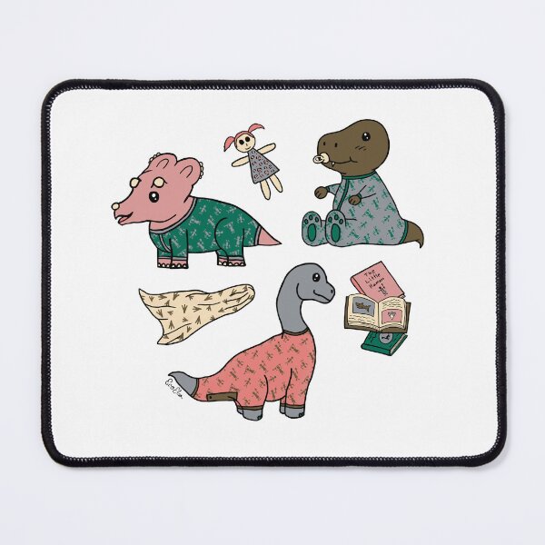 Item preview, Baby Dinosaurs in Pajamas - Cute Baby Dinosaurs - Little Dino PJs - Dinosaur Nursery designed and sold by EcoElsa.