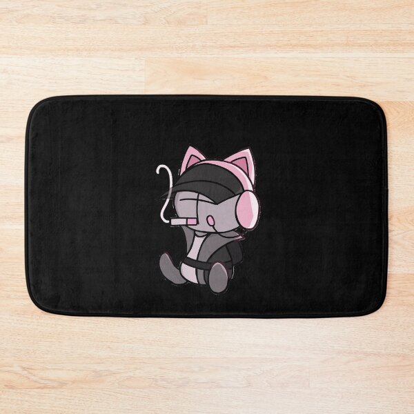 Item preview, Madness Combat   Deimos with Cat Headphones Long T Shirt  designed and sold by AmyHensley.