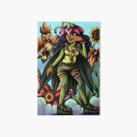 plant fairy Art Board Print