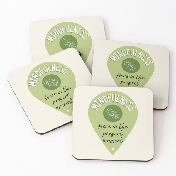 Item preview, Mindfulness: here in the present moment  designed and sold by ThoughtJumble.