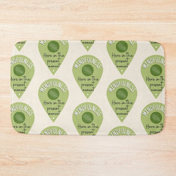 Item preview, Mindfulness: here in the present moment  designed and sold by ThoughtJumble.