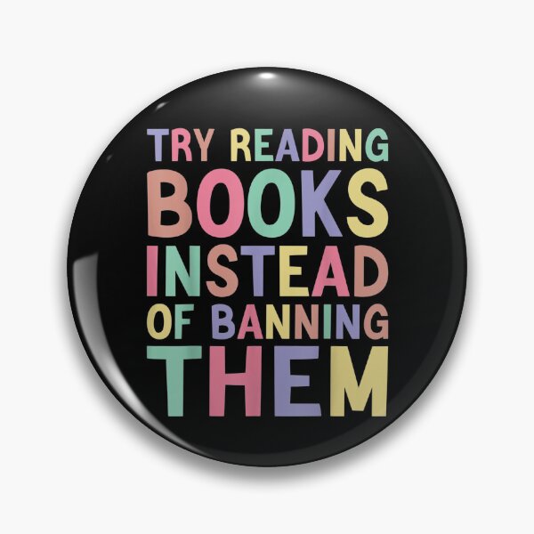 Item preview, try reading books instead of banning them Groovy Bookish designed and sold by minduanderjxb28.