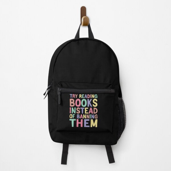 Item preview, try reading books instead of banning them Groovy Bookish designed and sold by minduanderjxb28.