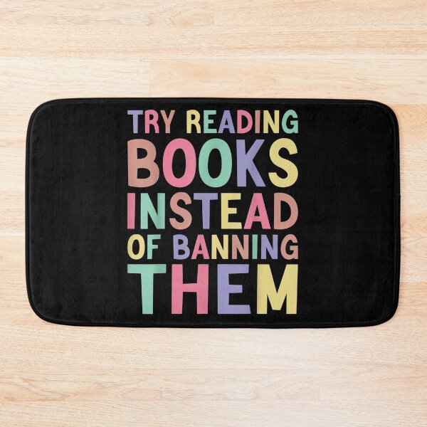Item preview, try reading books instead of banning them Groovy Bookish designed and sold by minduanderjxb28.