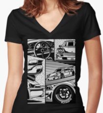 RWB 964. Details Women's Fitted V-Neck T-Shirt
