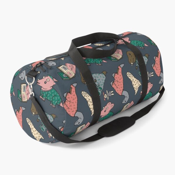 Item preview, Baby Dinosaurs in Pajamas Seamless Pattern- Cute Baby Dinosaurs Pattern - Little Dino PJs - Dinosaur Nursery Pattern - Charcoal designed and sold by EcoElsa.