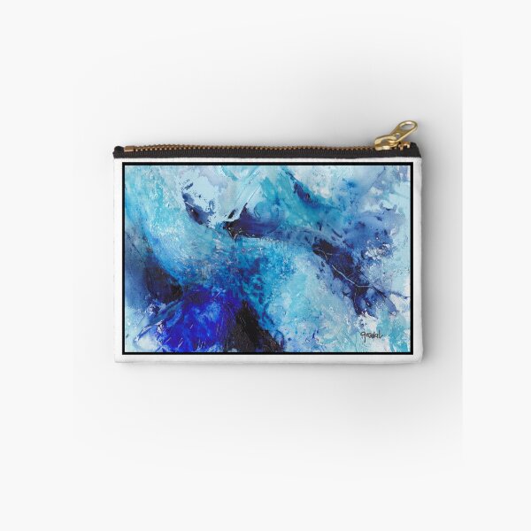 Item preview, Blue abstract expressionism designed and sold by Sukhpal Grewal Ethnic Art.