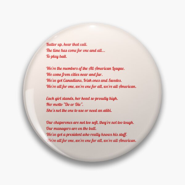 Item preview, A League of Their Own: All-American League designed and sold by dutchesskmw.
