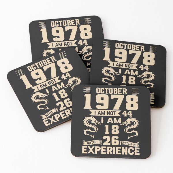 Item preview, October 1978 I Am Not 44 I Am 18 With 26 Year Experience designed and sold by michellexkelly.
