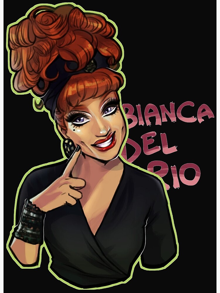 “bianca del rio” Poster for Sale by tammialen | Redbubble