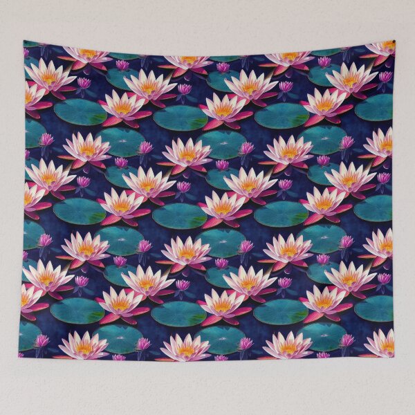Item preview, Water Lily Print designed and sold by ThePurpleMelon.