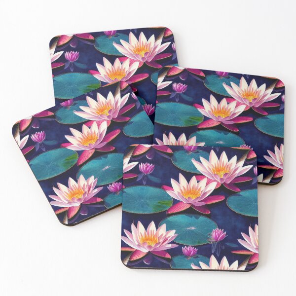 Item preview, Water Lily Print designed and sold by ThePurpleMelon.