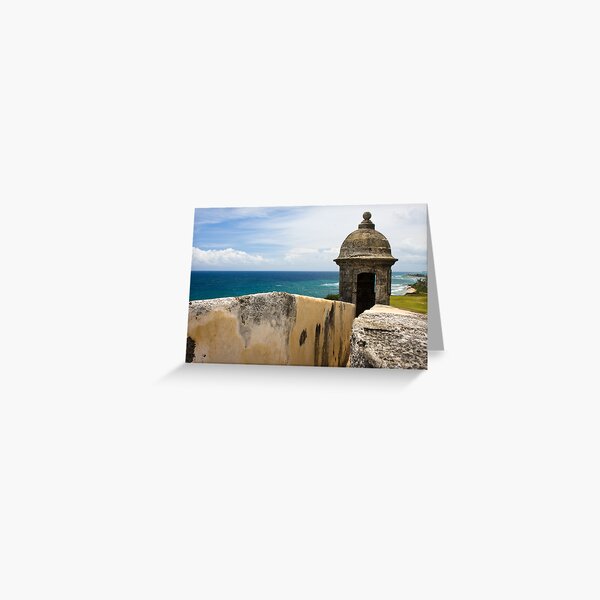Walls of El Morro Greeting Card