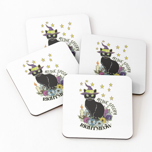 Item preview, Feline Spooky Right Meow (Cute Witchy Kitty) designed and sold by JoyOfHopeStore.