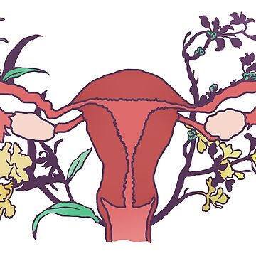 Artwork thumbnail, Floral Uterus by fabfeminist