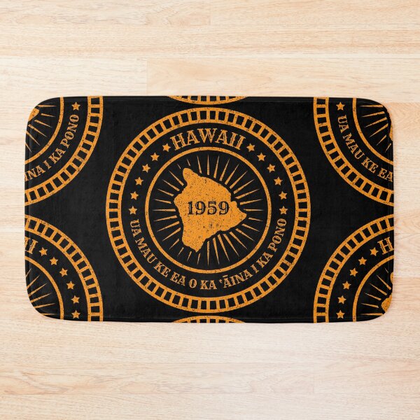 Item preview, Hawaii State Map Slogan Flag - Motto Aloha State designed and sold by Ranggasme.