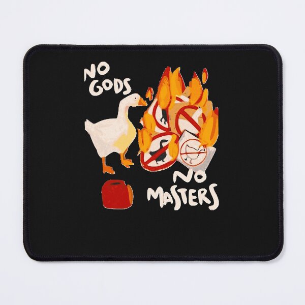 Item preview, Untitled Goose Game Meme T-ShirtUntitled Goose Game - No God, No Masters designed and sold by DahliaEspinoza.