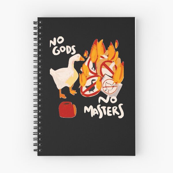 Item preview, Untitled Goose Game Meme T-ShirtUntitled Goose Game - No God, No Masters designed and sold by DahliaEspinoza.