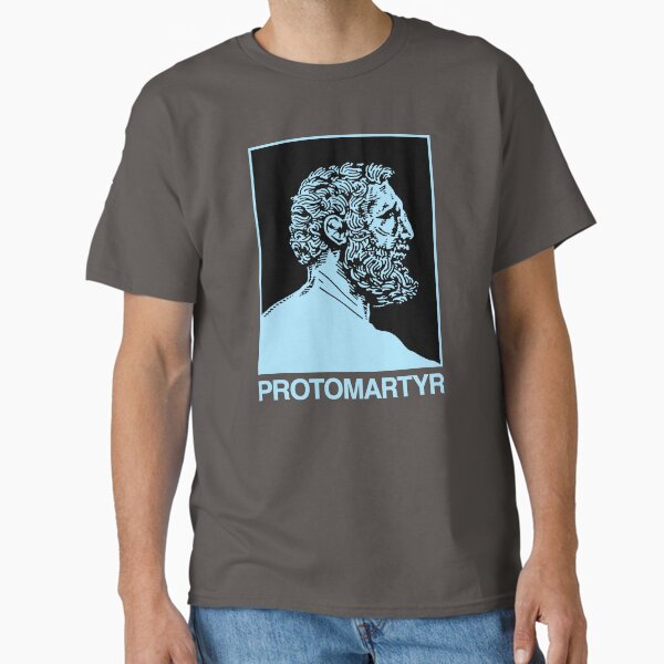 Artikel-Vorschau von Protomartyr, unter der Farbe des offiziellen Rechts, der Agent Intellect, Verwandte im Abstieg, ultimativer Erfolg heute, designt und verkauft von ElasticaShirts.