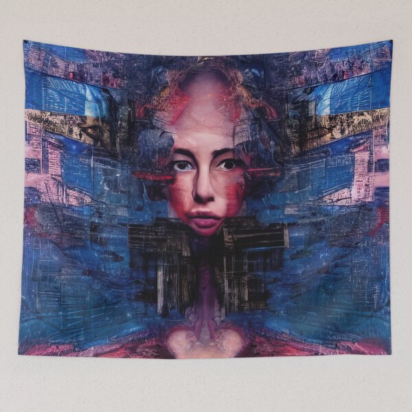 Item preview, Los Egregores #46:  Deep Water Scorpio Energy Abstract Modern Art Portrait designed and sold by Deific.