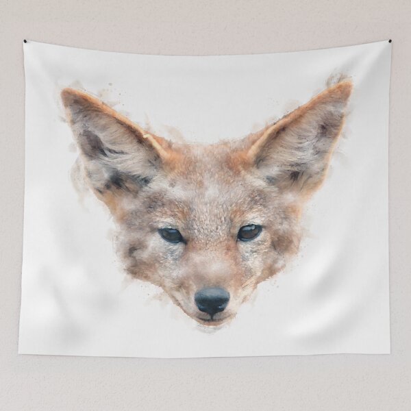 Item preview, Jackal Watercolour Artwork designed and sold by Typeglyphs.