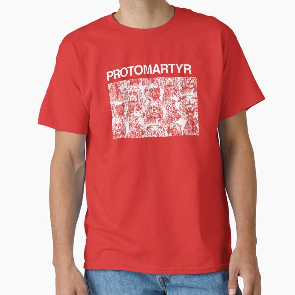 Artikel-Vorschau von Protomartyr, unter der Farbe des offiziellen Rechts, der Agent Intellect, Verwandte im Abstieg, ultimativer Erfolg heute, designt und verkauft von ElasticaShirts.