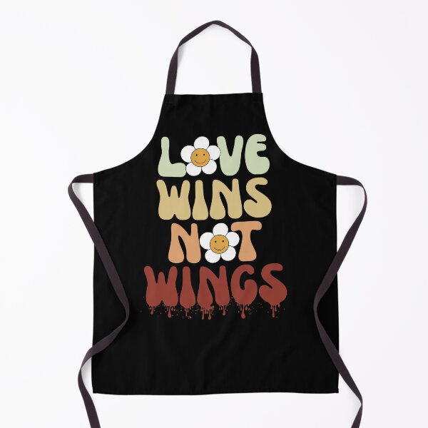 Item preview, Love Wins Not Wings Retro Groovy designed and sold by IntegrityDesign.