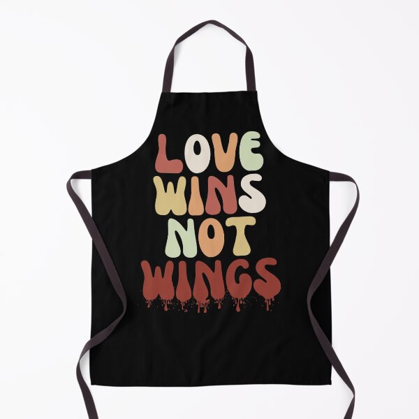 Item preview, Love Wins Not Wings Retro Groovy designed and sold by IntegrityDesign.