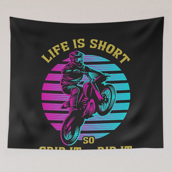 Item preview, Life Is Short So Grip It Rip It Motocross designed and sold by juny2020.