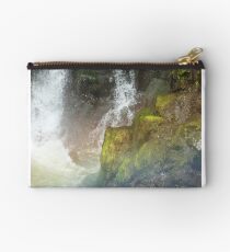 Waterfall Crashing Over Rocks Studio Pouch
