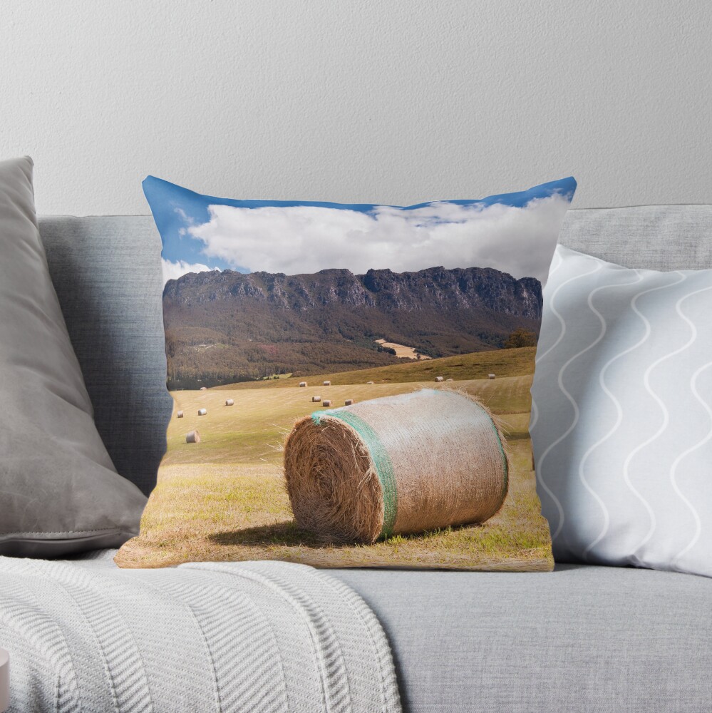 Summertime in Tasmania Throw Pillow