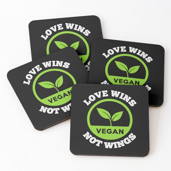 Item preview, Love Wins Not Wings Vegan designed and sold by IntegrityDesign.
