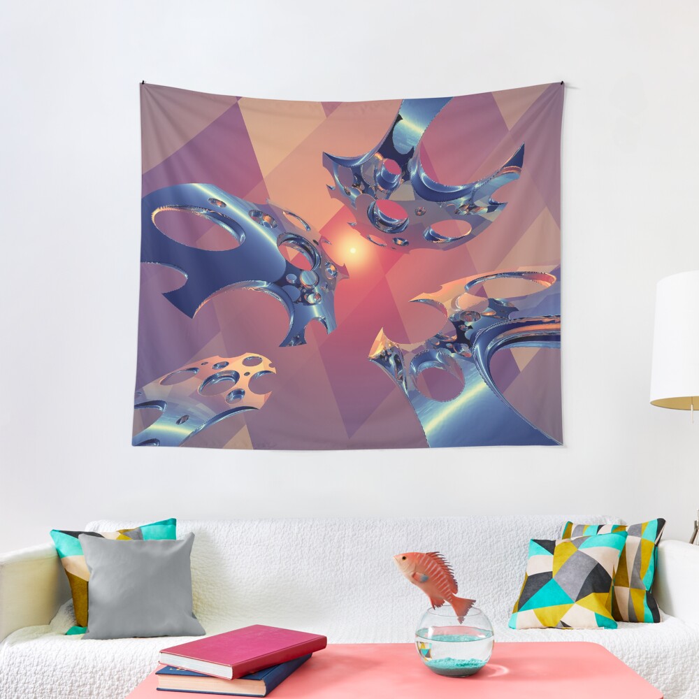 Reflections of Light Flight Tapestry