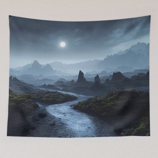 Item preview, Alien Elven Landscape designed and sold by LessLowLast.