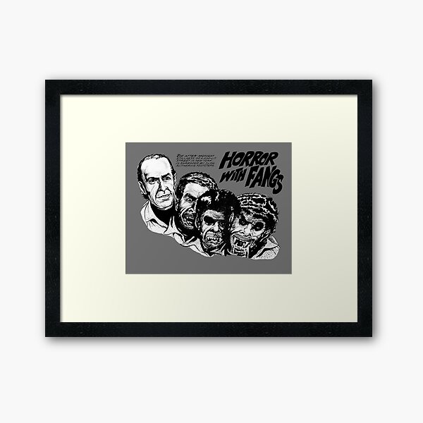 Item preview, Horror With Fangs splashpage - (Eerie Publications) designed and sold by toppestpower.