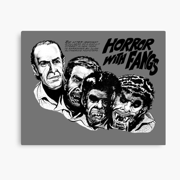 Item preview, Horror With Fangs splashpage - (Eerie Publications) designed and sold by toppestpower.