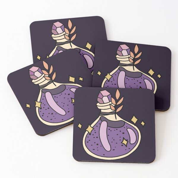 Item preview, Purple Witch Magic Bottle designed and sold by dark-fairy.