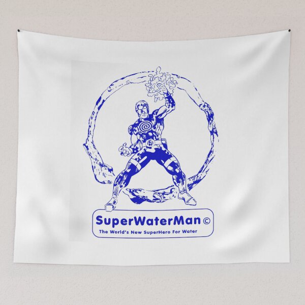Item preview, SuperWaterMan Inker Version - Reflex Blue designed and sold by superwaterman.