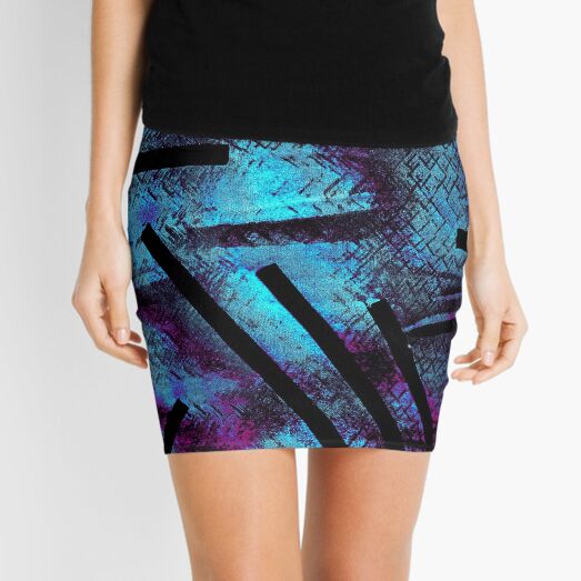 abstract pattern Mini Skirt