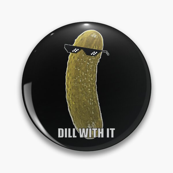 Item preview, The Funny Pickle - Dill With It meme - Tug Pickle designed and sold by Karo Art.