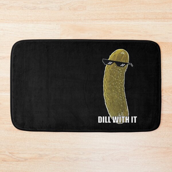Aperçu de l'œuvre Le cornichon drôle - Dill With It meme - Tug Pickle créée et vendue par Karo Art.