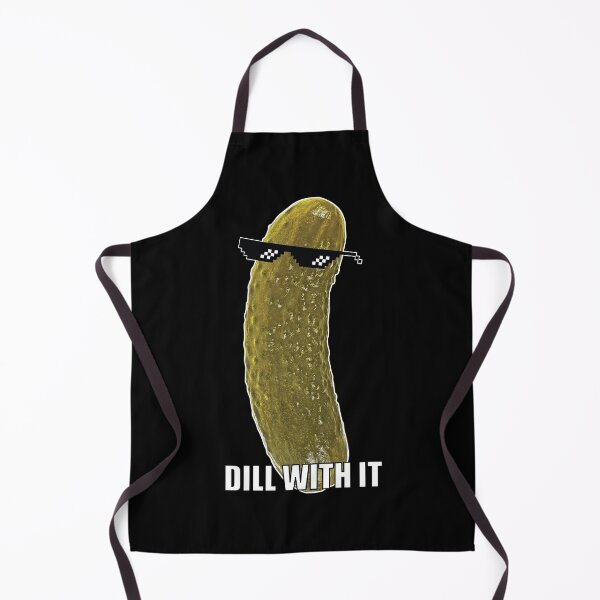 Item preview, The Funny Pickle - Dill With It meme - Tug Pickle designed and sold by Karo Art.