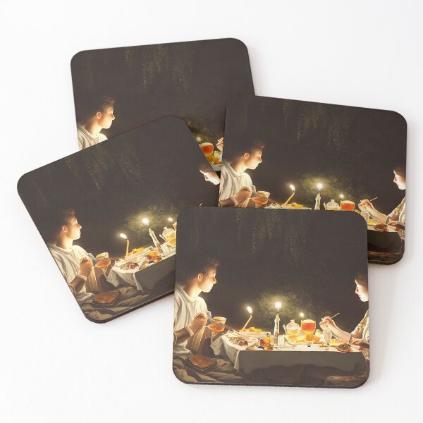 Item preview, Lunch on a Candlelit Night designed and sold by LessLowLast.