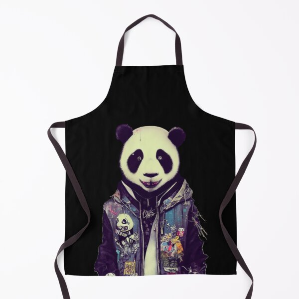 Item preview, Cool Punk Rock Pop Graffiti Panda Animal designed and sold by TheWildFlix.