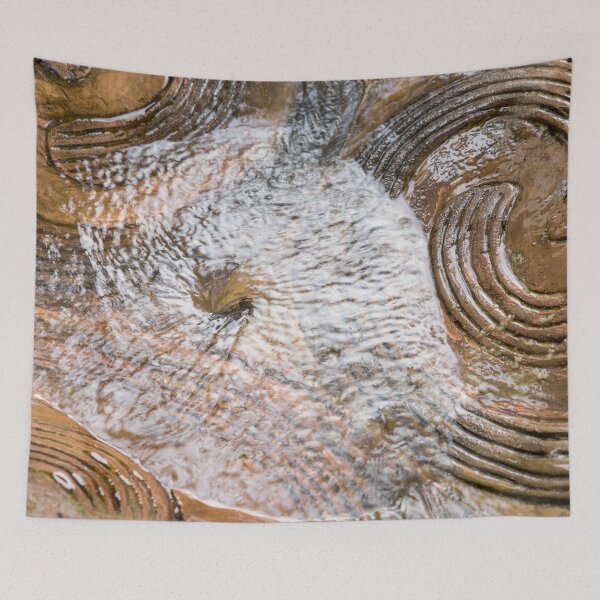 Item preview, Copper and Silver Abstract - Sleek Metalwork and Flowing Water Forms designed and sold by Georgia Mizuleva.