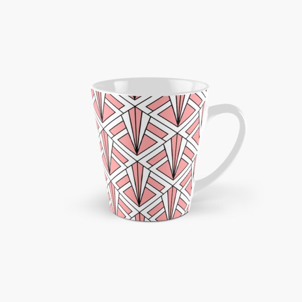 Item preview, Art Deco Pattern no 87 - Pink - Vintage Pattern designed and sold by Millusti.