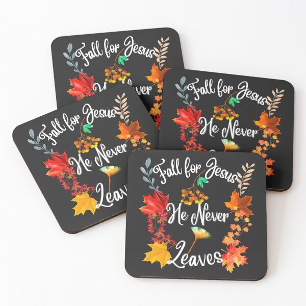 Item preview,   Fall for Jesus He Never Leaves designed and sold by Tripp Art Studio.