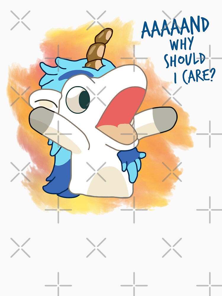 Official and Why Should I Care Bluey Shirt Bluey Unicorse Shirt